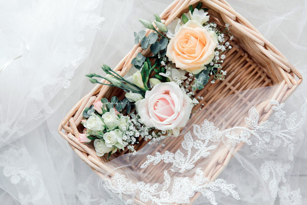 Huwelijksbloemen corsages