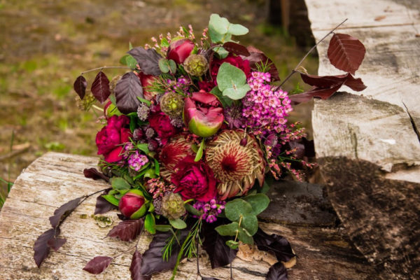 Bohemian Chic; Bruidsbloemen