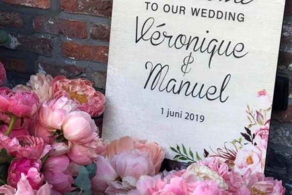 Welkomsbloemen Hipster wedding Véronique De Cock Frm