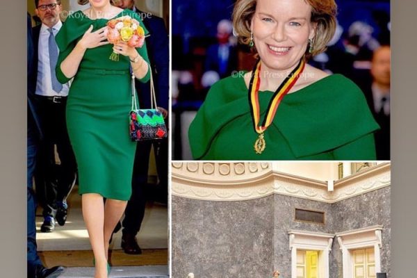 Koningin Mathilde, inhuldiging als beschermend erelid voor de Koninklijke Academie van geneeskunde
