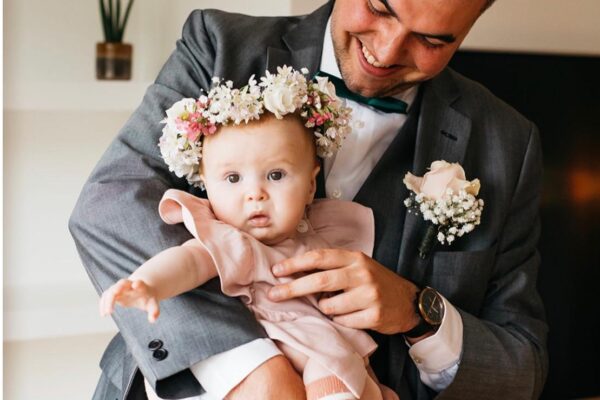 Corsage en bloemenkroon FRM