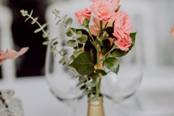 Eucalypthus met rozen FRM